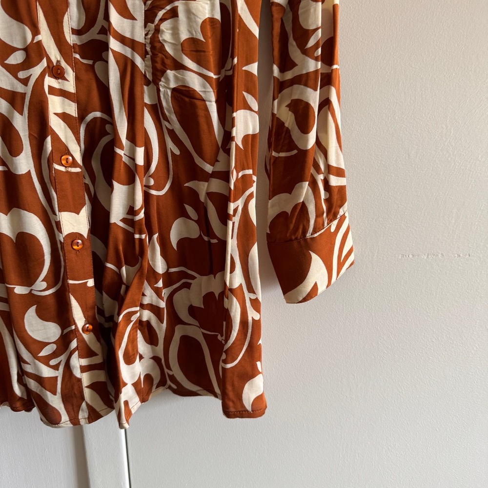 Urban Outfitters long sleeve 70s inspired dress - Picture 3 of 6